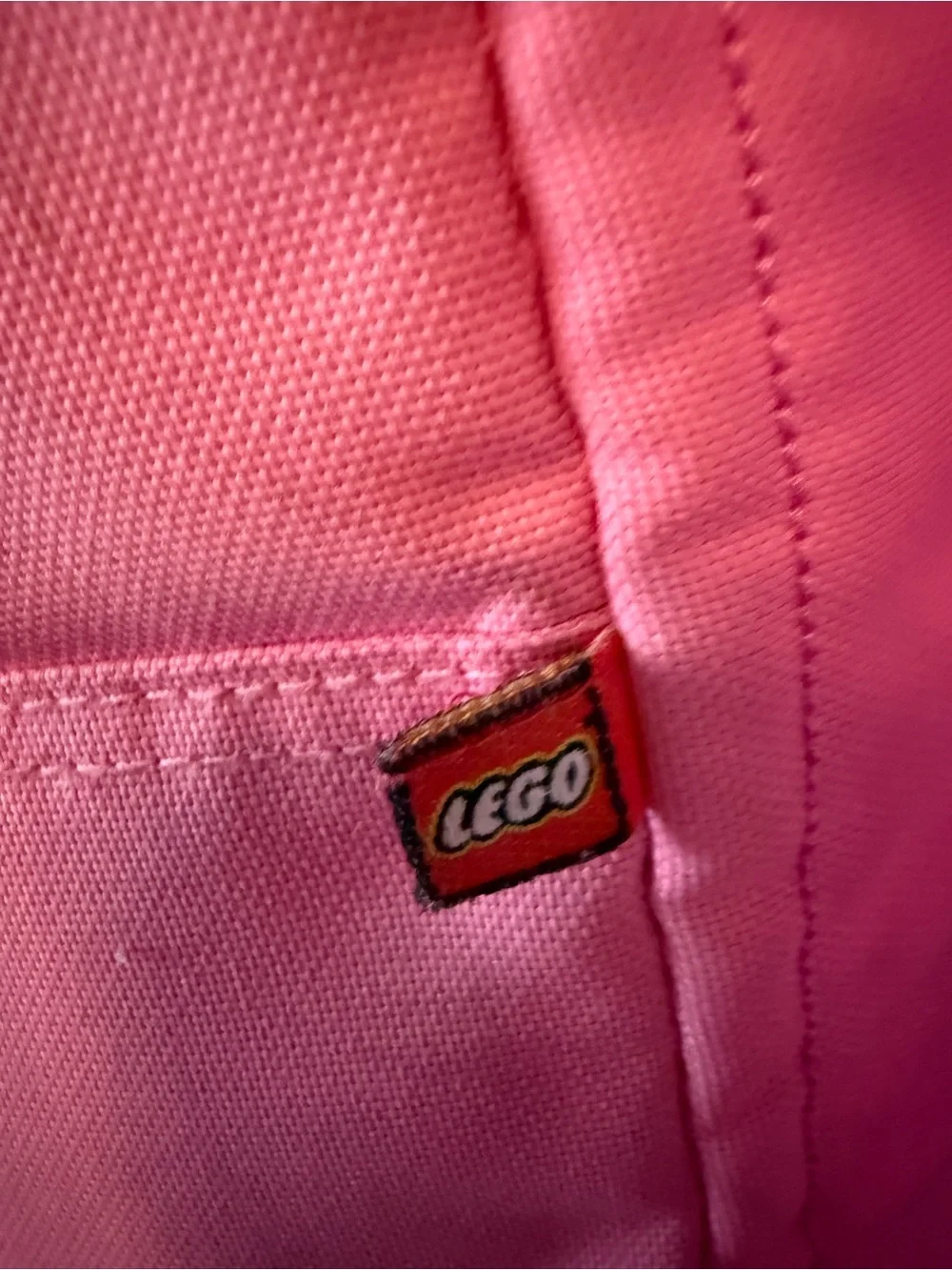 Lego Pink Brick-Style Backpack with Six Stud Pockets 2012 no longer made